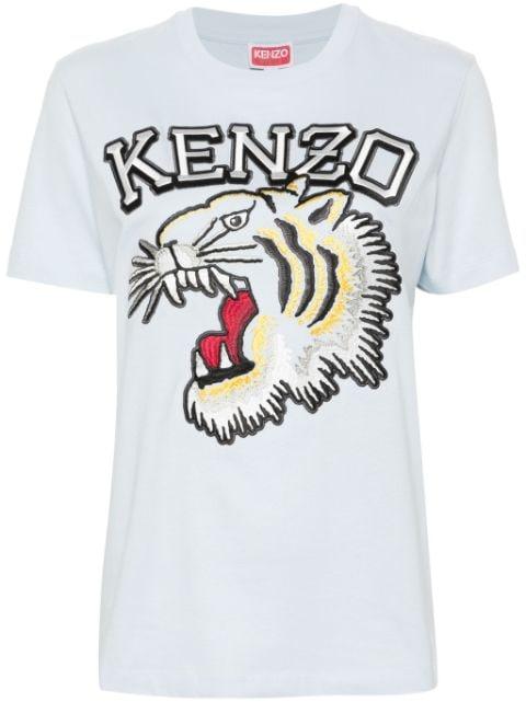 embroidered-logo cotton T-shirt by KENZO