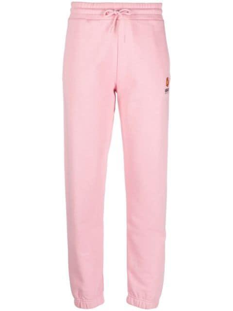 embroidered-logo track trousers by KENZO