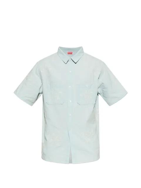 embroidered pocket shirt by KENZO