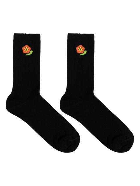 embroidered socks by KENZO