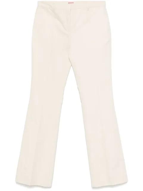 flared cotton trousers by KENZO