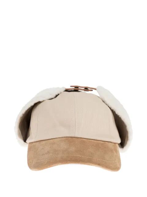 fleece-trimmed baseball cap by KENZO