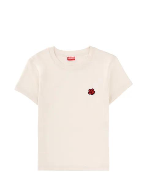 floral-emboridered T-shirt by KENZO