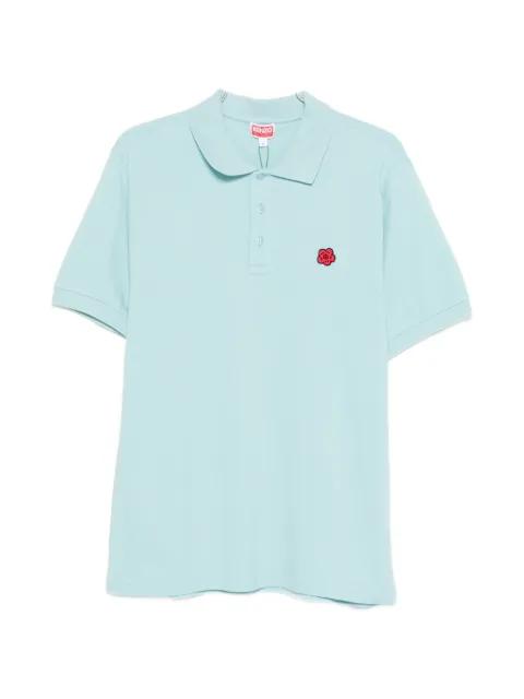 floral-patch polo shirt by KENZO