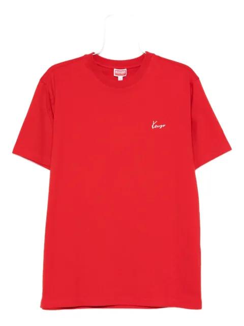 floral-print crew-neck T-shirt by KENZO