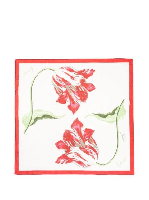 floral-print scarf by KENZO