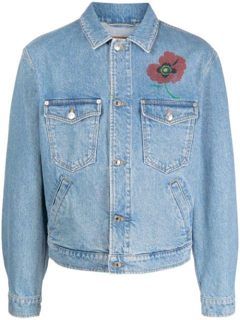 floral-print trucker jacket by KENZO