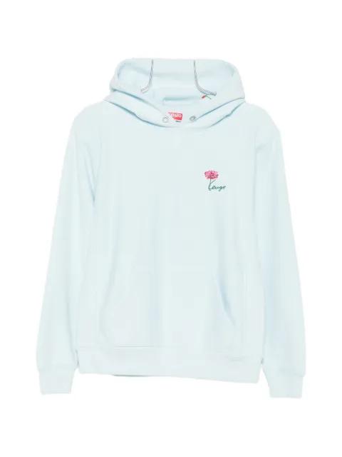 flower-embroidered hoodie by KENZO