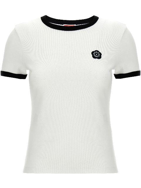 flower-motif T-shirt by KENZO