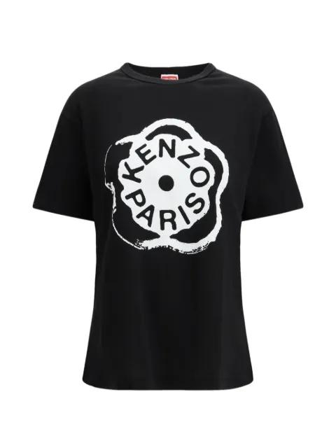 flower-print T-shirt by KENZO