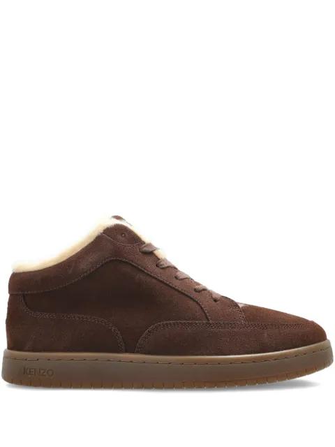 fur-trim sneakers by KENZO