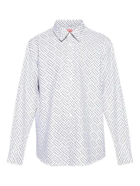 geometric-pattern shirt by KENZO