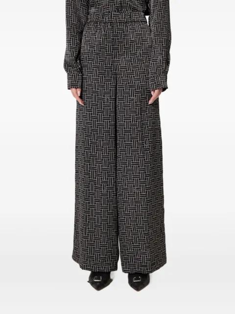geometric-pattern trousers by KENZO