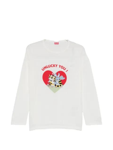 graphic-print T-shirt by KENZO