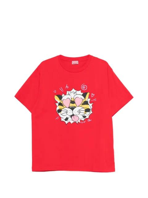 graphic-print T-shirt by KENZO