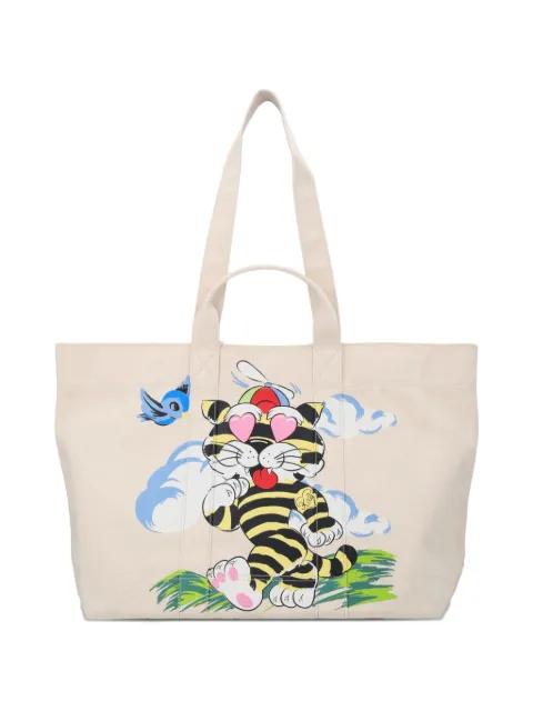 graphic-print tote bag by KENZO