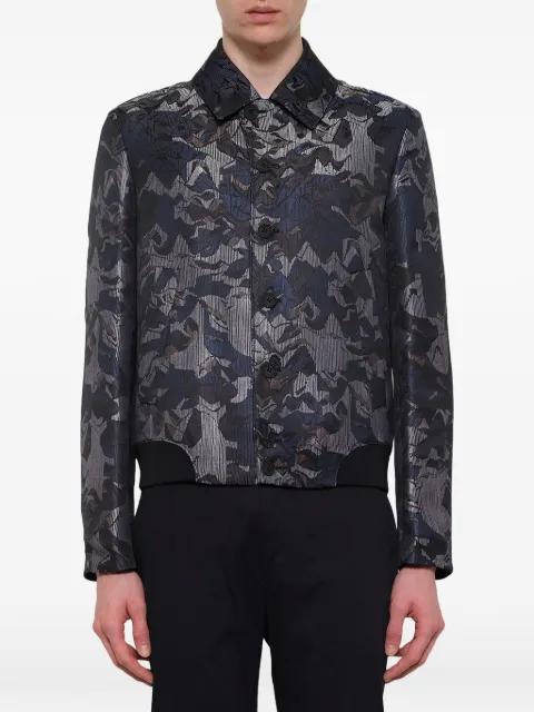 jacquard bomber jacket by KENZO
