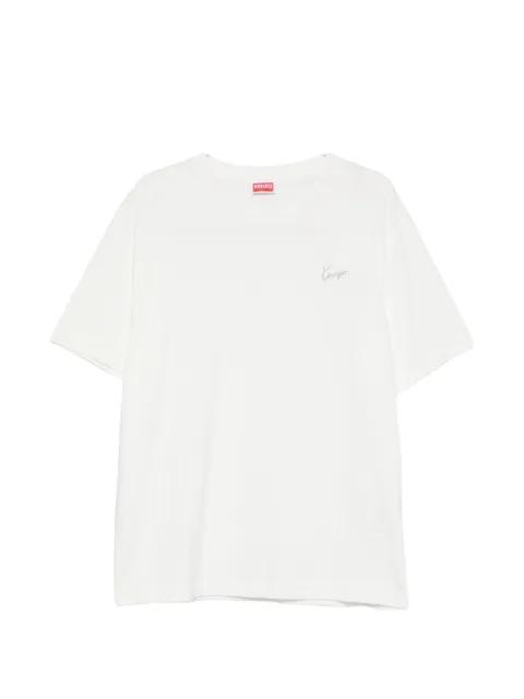 logo-embroidered T-shirt by KENZO