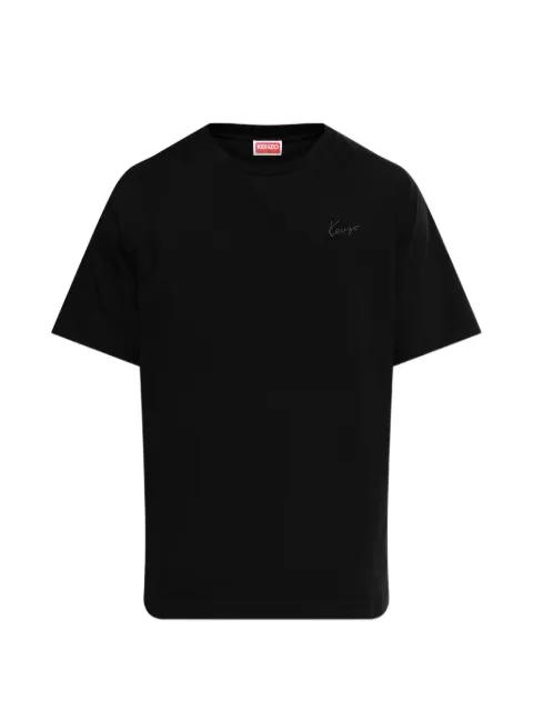 logo-embroidered T-shirt by KENZO