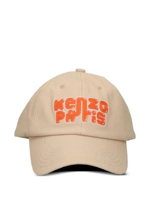logo-embroidered cap by KENZO