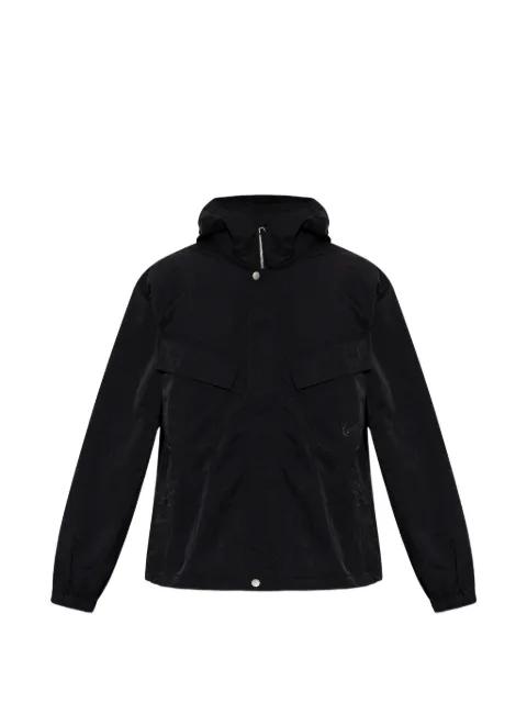 logo-embroidered hoodied jacket by KENZO
