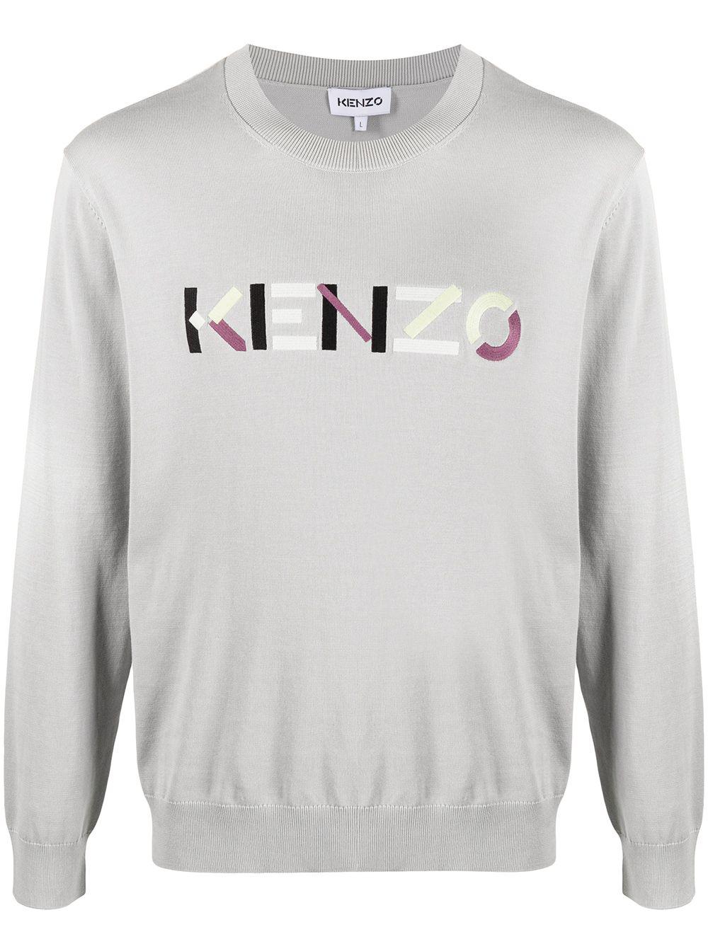 logo-embroidered jumper by KENZO