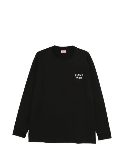 logo-embroidered long-sleeve top by KENZO