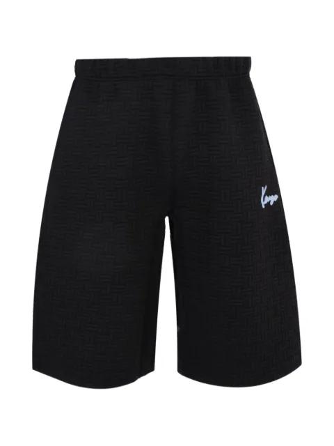 logo-embroidery shorts by KENZO