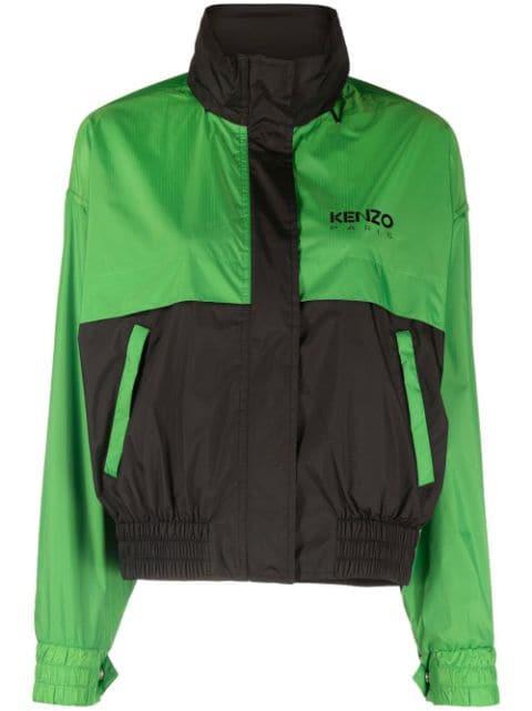 logo hoodied jacket by KENZO