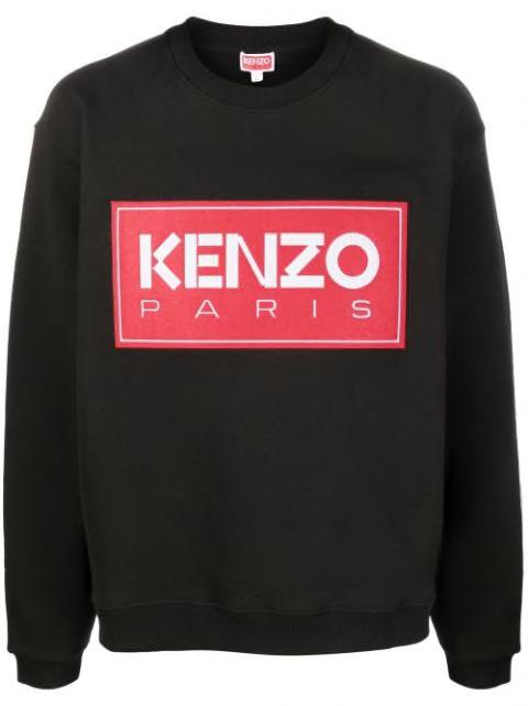 logo-patch crew-neck sweatshirt by KENZO