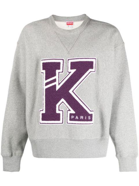 logo-patch detail sweatshirt by KENZO