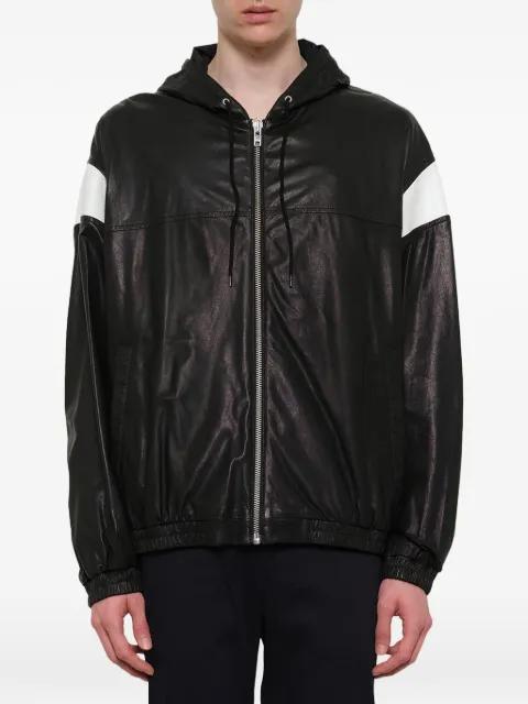 logo-patch hoodied jacket by KENZO