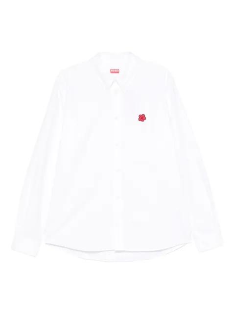 logo-patch shirt by KENZO