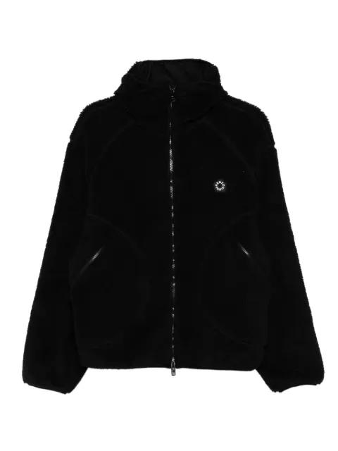 logo-patch zip-up jacket by KENZO