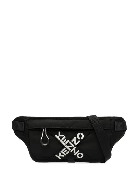 logo-print belt bag by KENZO