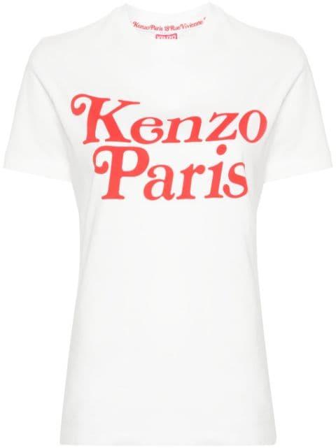logo-print cotton T-shirt by KENZO