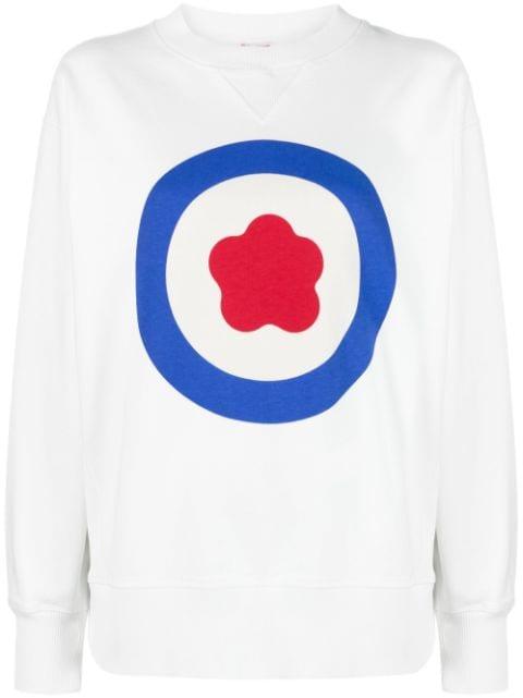 logo-print cotton sweatshirt by KENZO