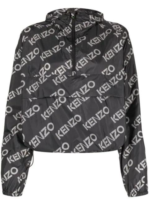 logo-print jacket by KENZO