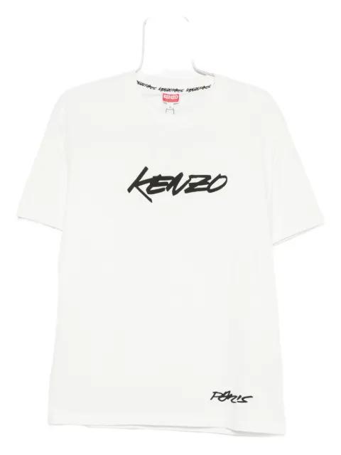 logo-print organic cotton T-shirt by KENZO