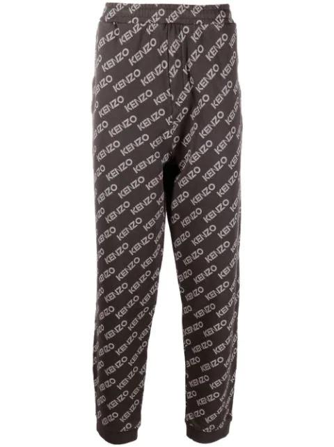 logo-print track pants by KENZO