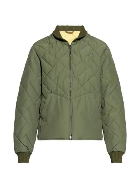 long-detail quilted jacket by KENZO