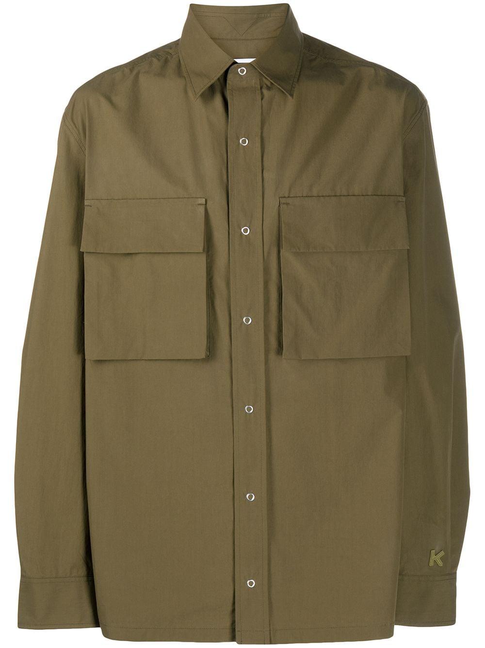 long-sleeved utility shirt by KENZO