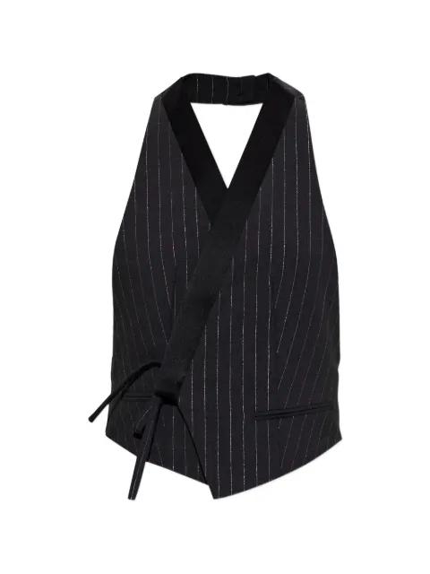 lurex pinstripe waistcoat by KENZO