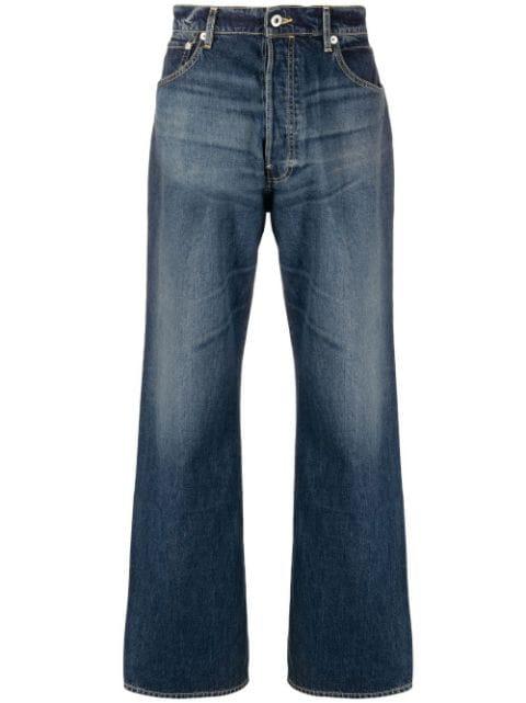 mid-rise straight-leg jeans by KENZO