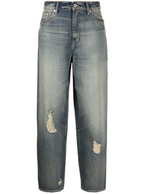 mid-rise tapered jeans by KENZO