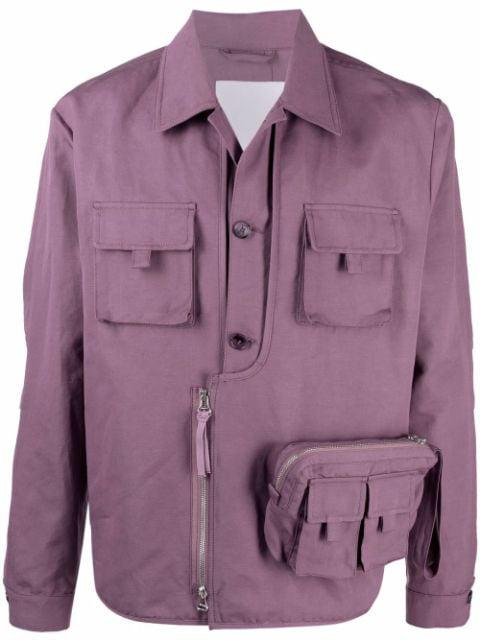 multiple-pocket long-sleeve jacket by KENZO