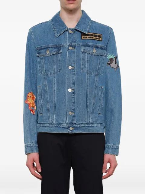 patch-detail denim jacket by KENZO