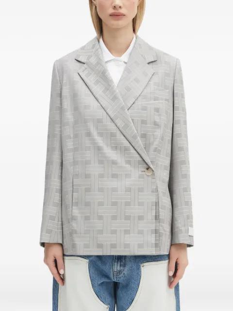 patterned double-breasted blazer by KENZO