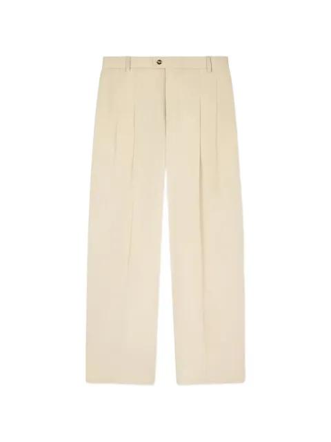pleated tailored trousers by KENZO