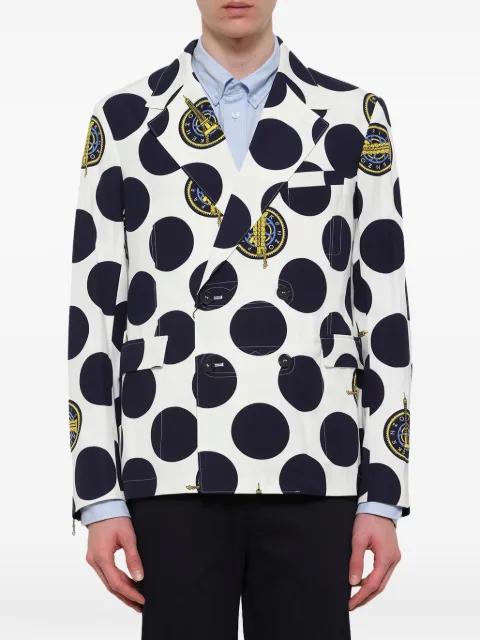 polka-dot double-breasted blazer by KENZO